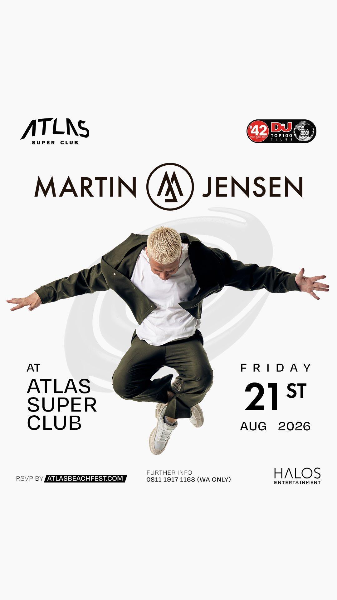 Martin Jensen at Atlas Super Club