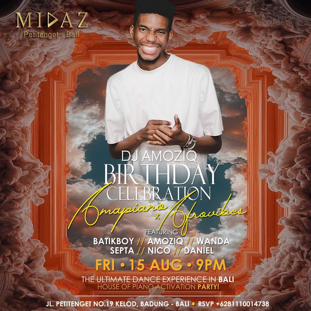 DJ Amoziq Birthday Celebration at Midaz Bali