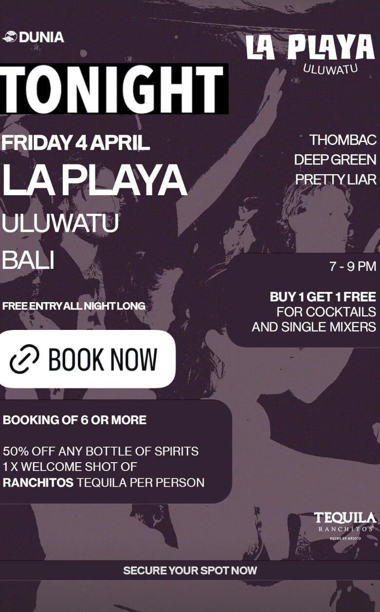 Friday at La Playa