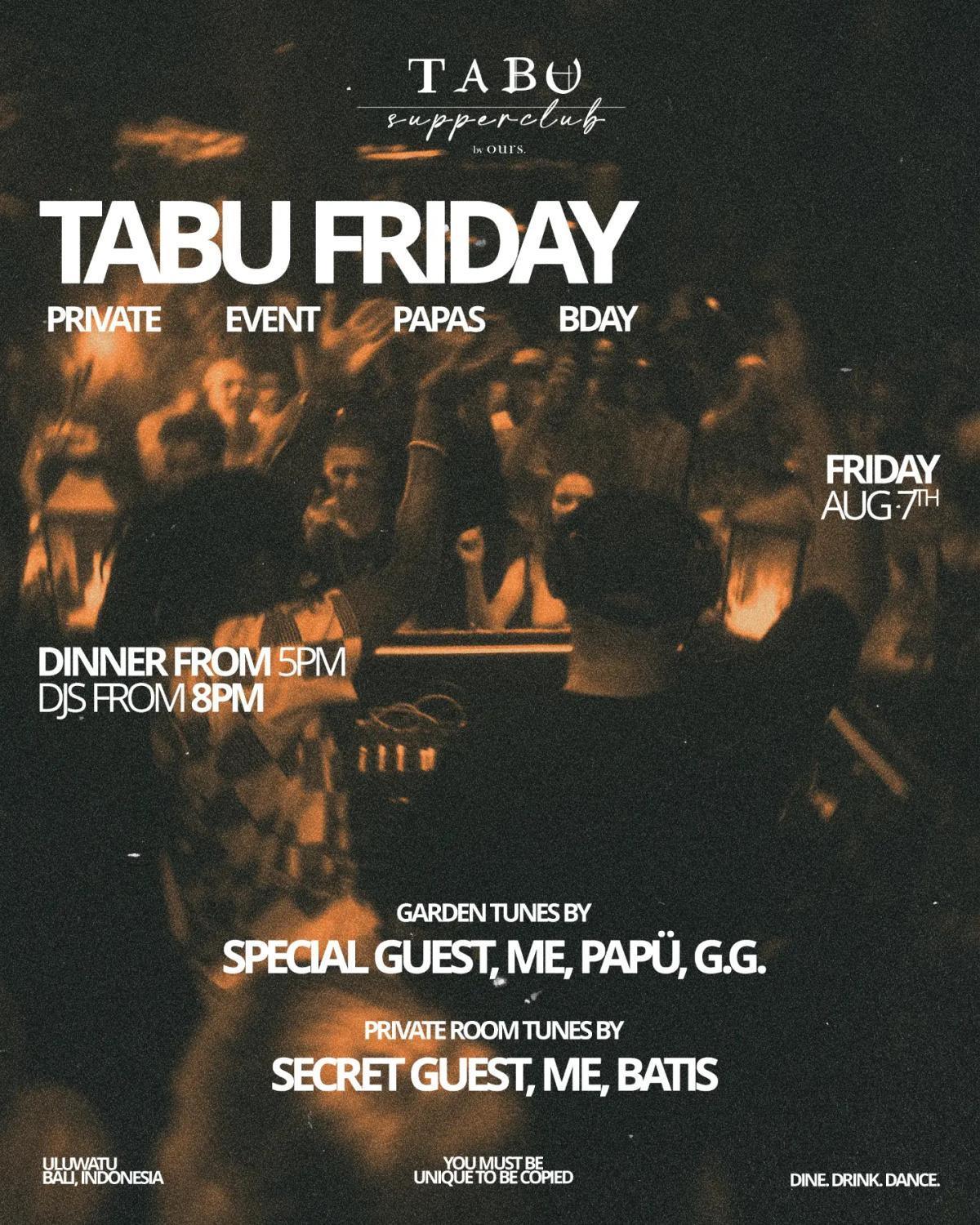 A Very Special Birthday at Tabu Bali