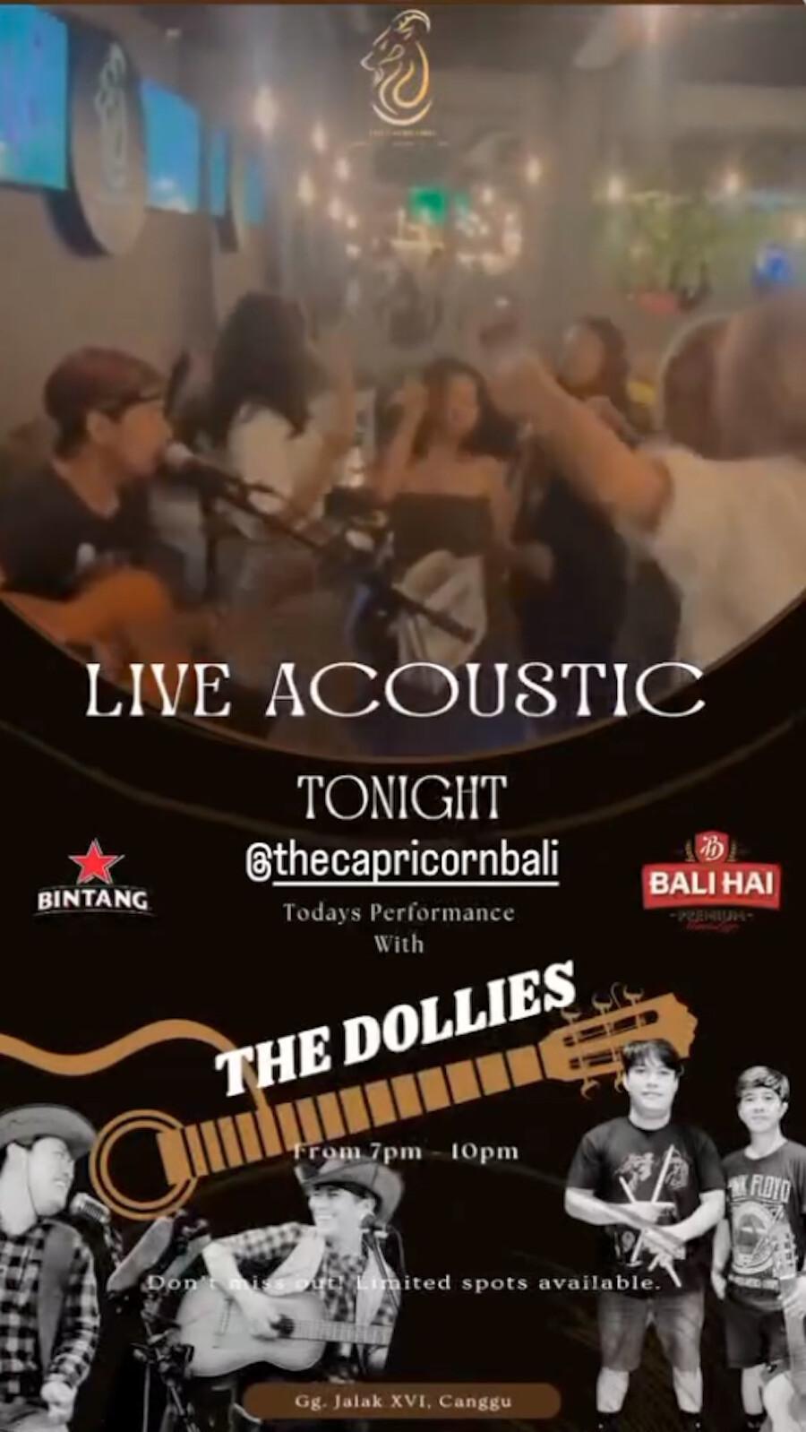 Live Acoustic at The Capricorn Bali