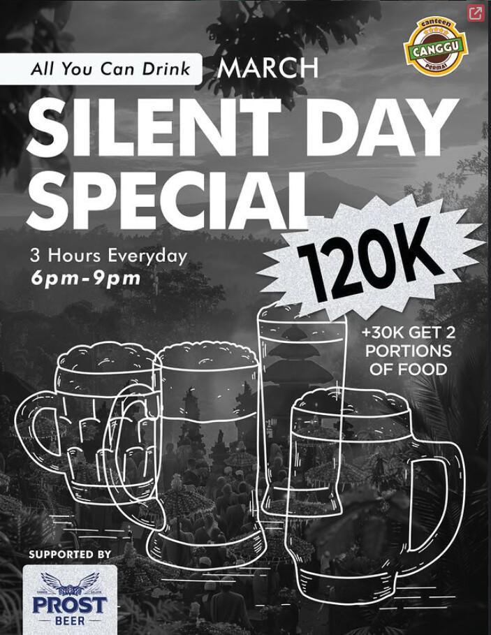 Happy Hours at Warung Canteen 7-9pm everyday