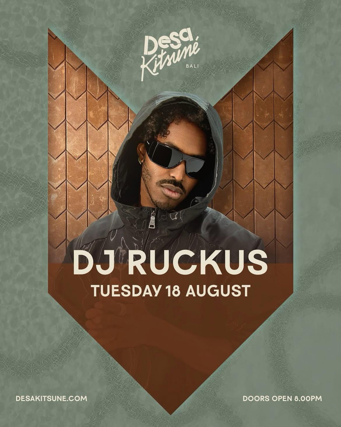 DJ Ruckus at Desa Kitsune Bali