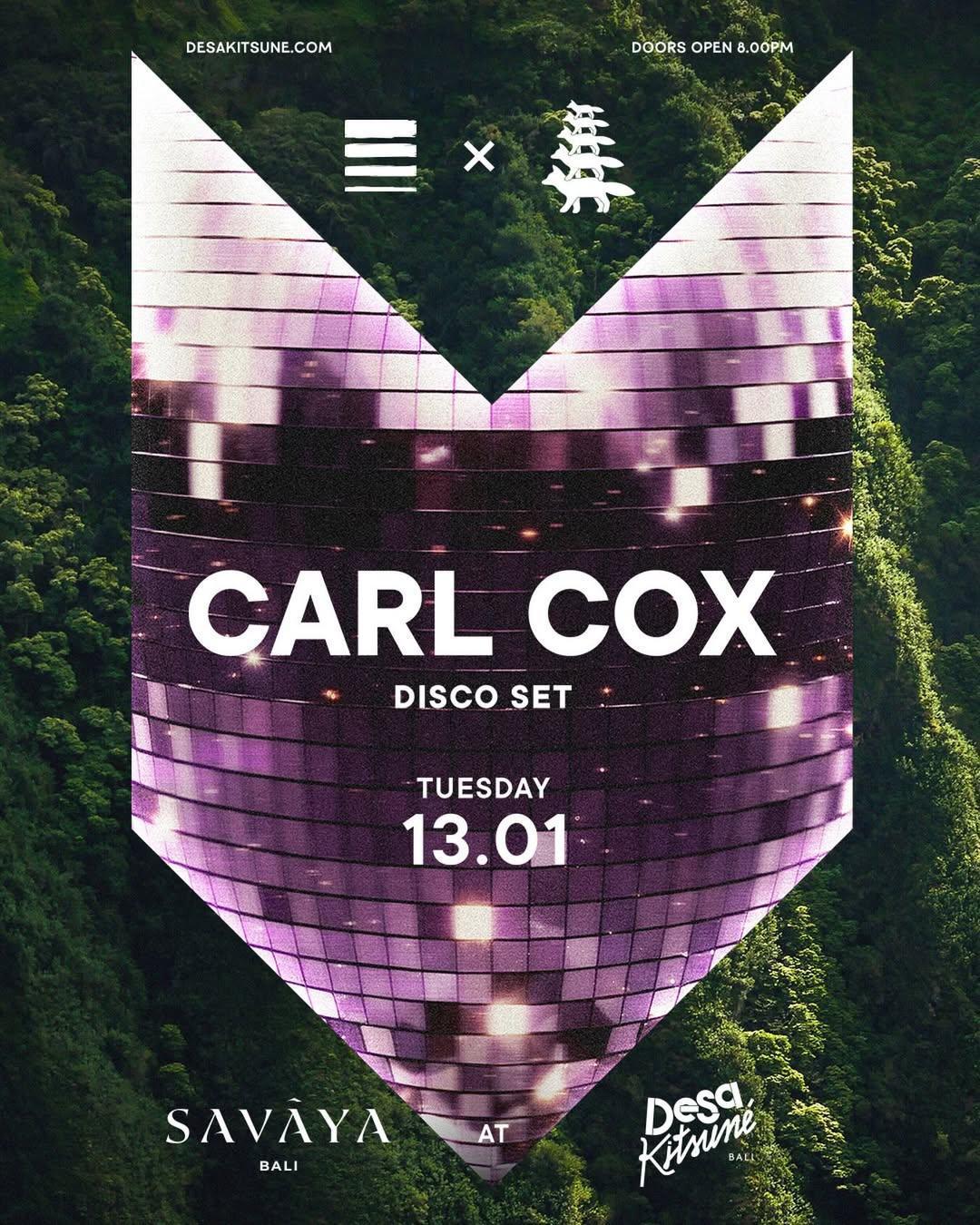 Carl Cox at Desa Kitsune Bali