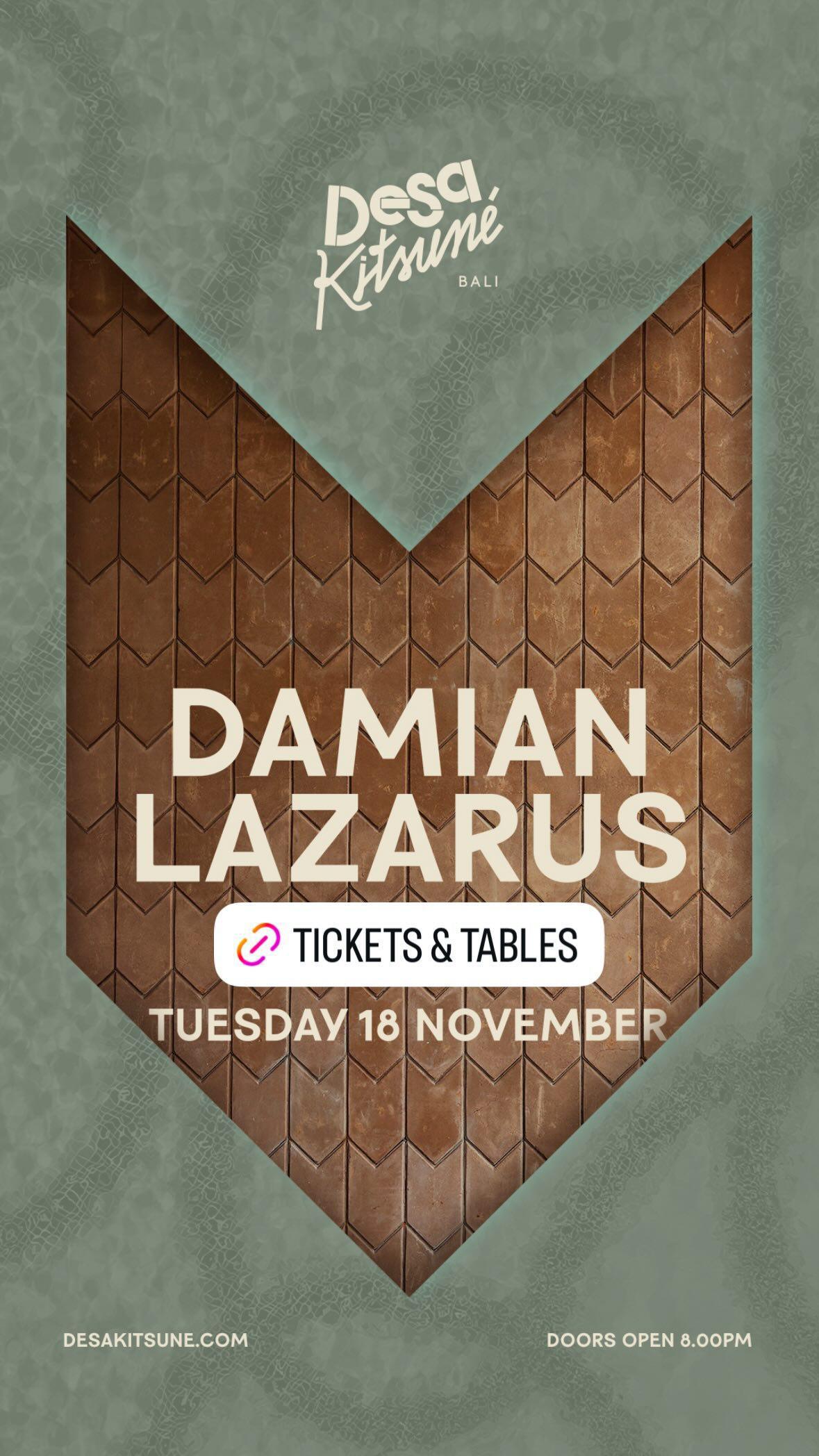 Damian Lazarus at Desa Kitsune Bali