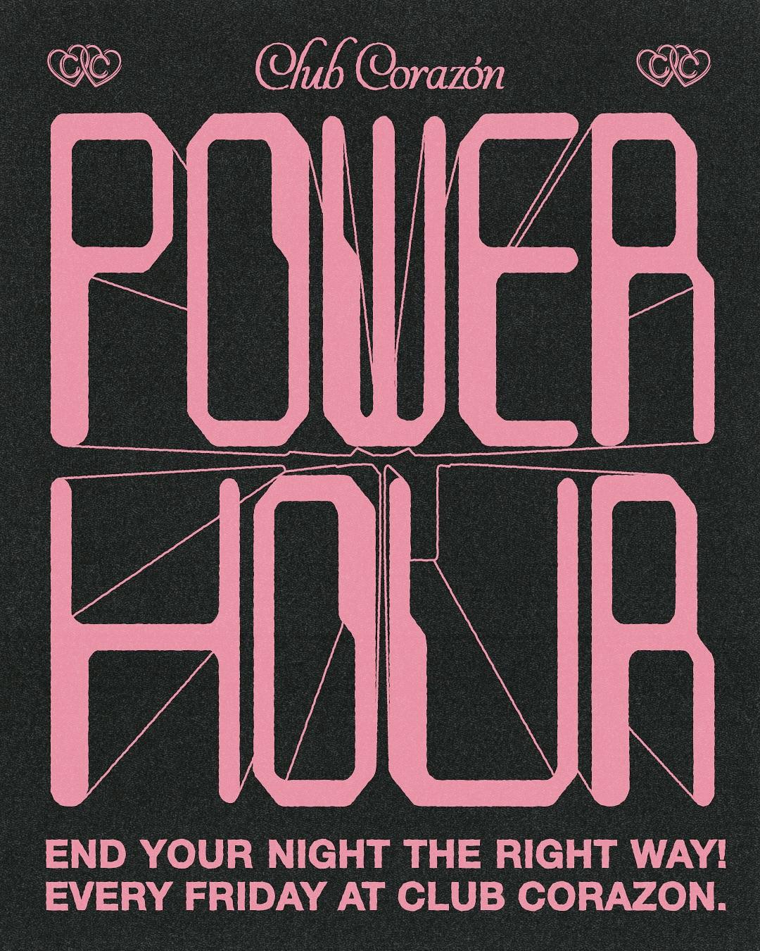 Power Hour at Club Corazon Bali Fri 2-3am
