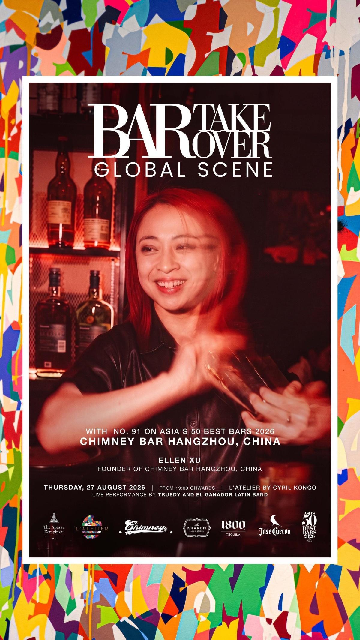 Bar Takeover Global Scene: Chimney Bar Hangzhou, China at The Apurva Kempinski Bali Bar Takeover Global Scene: Chimney Bar Hangzhou, China at The Apurva Kempinski Bali