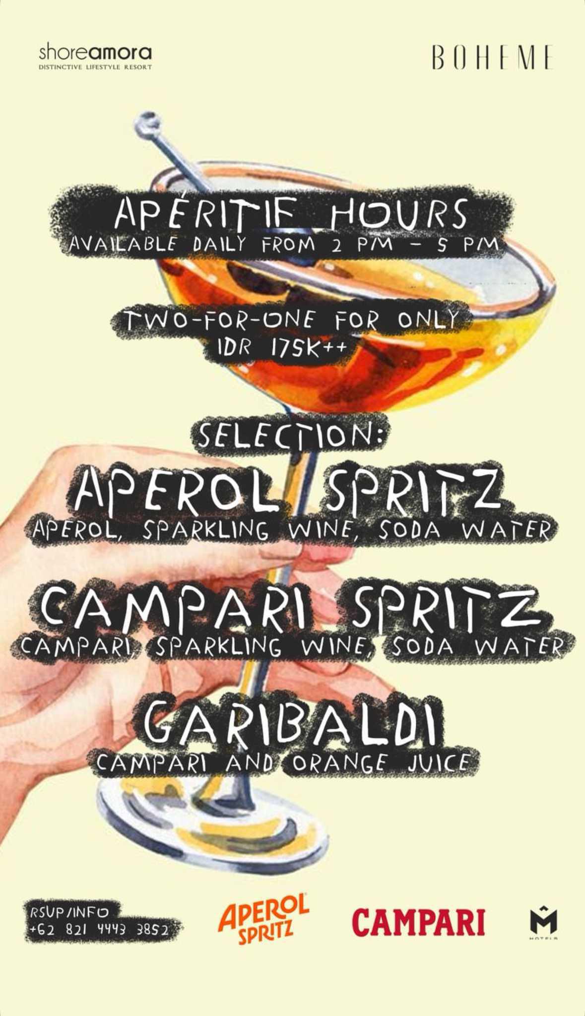 Aperitif at Boheme Canggu 