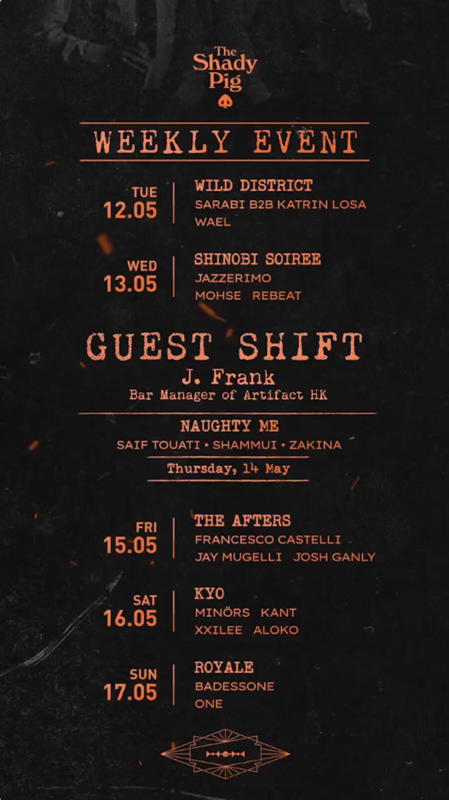 This week at The Shady Pig Berawa