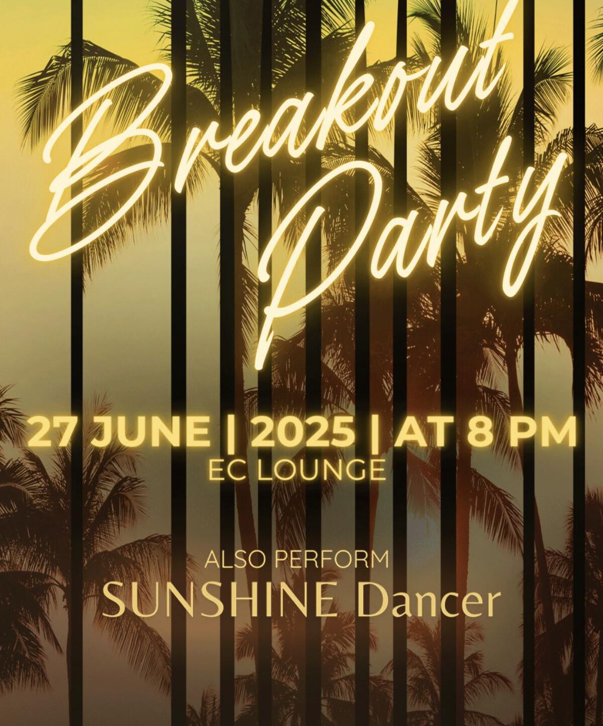Breakout Party at EC Karaoke Bali
