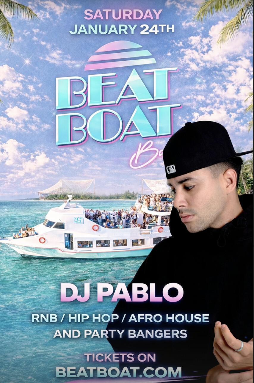 DJ Pablo at Beat Boat Bali