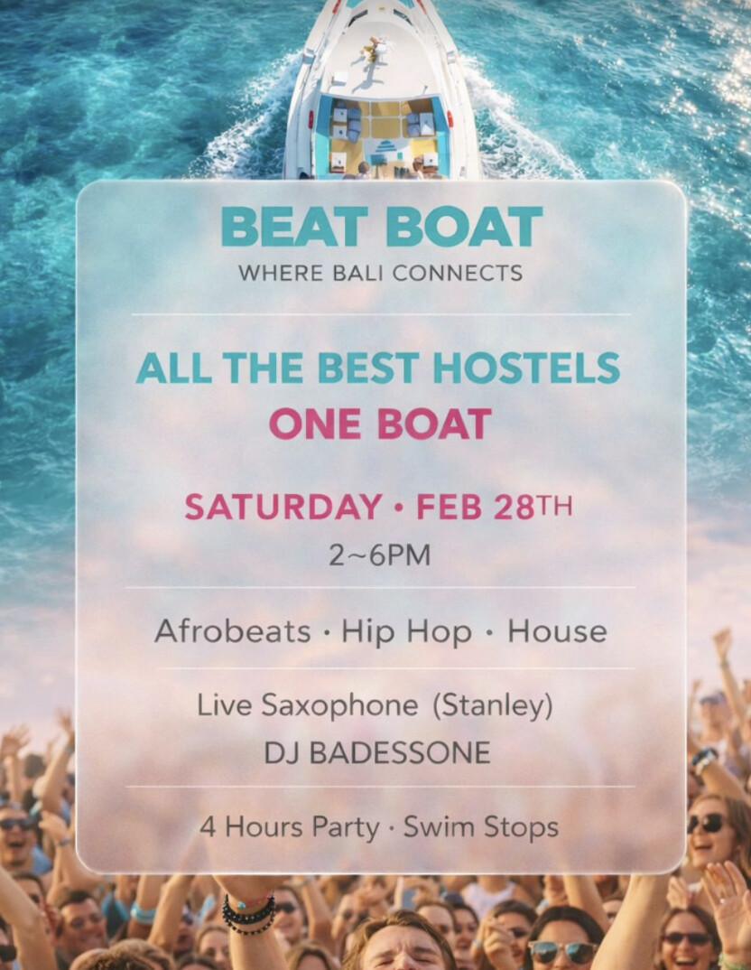 DJ Badessone at Beat Boat Bali