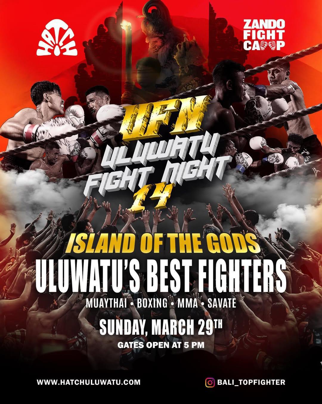 Fight Night at Hatch Uluwatu
