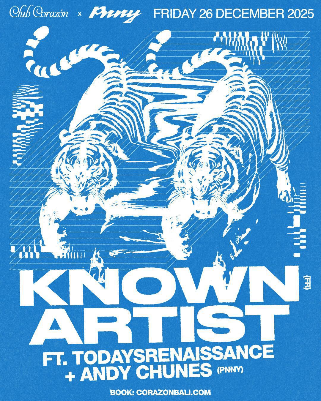 Known Artist x PNNY at Club Corazon Bali Known Artist x PNNY at Club Corazon Bali