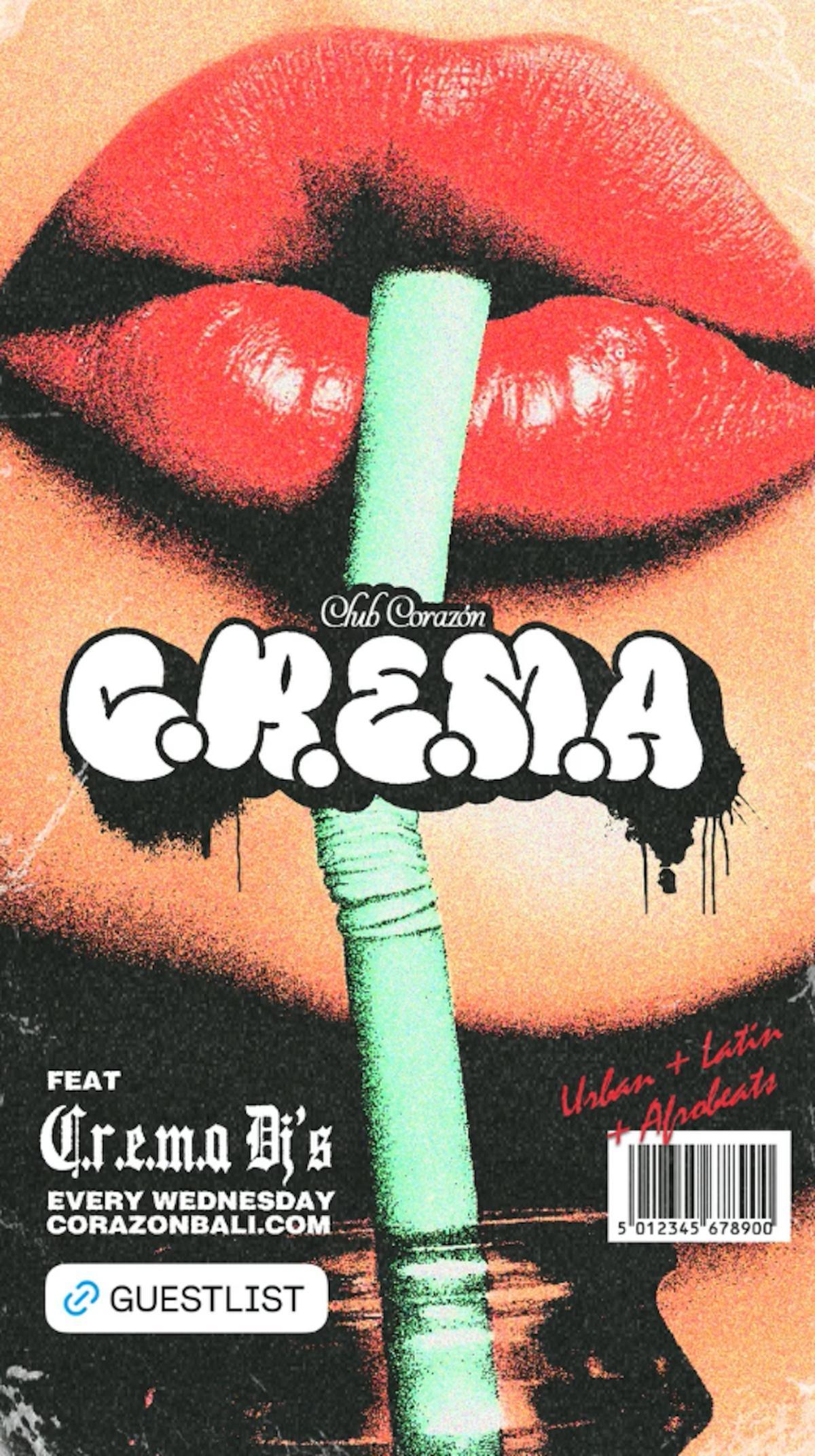 C.R.E.M.A at Club Corazon Bali
