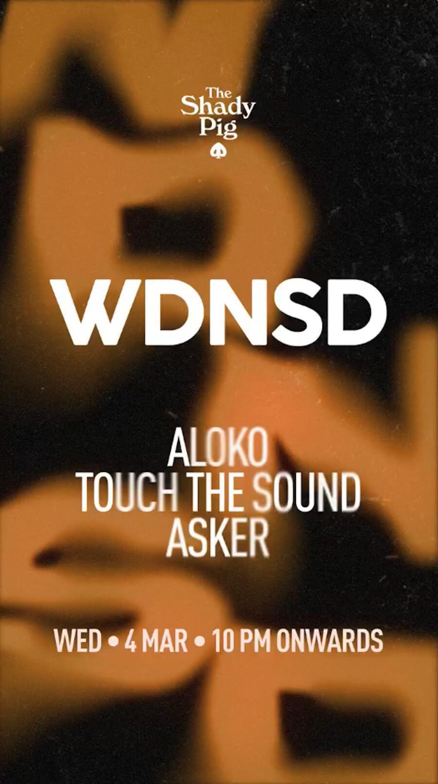 Wdnsd at The Shady Pig Berawa