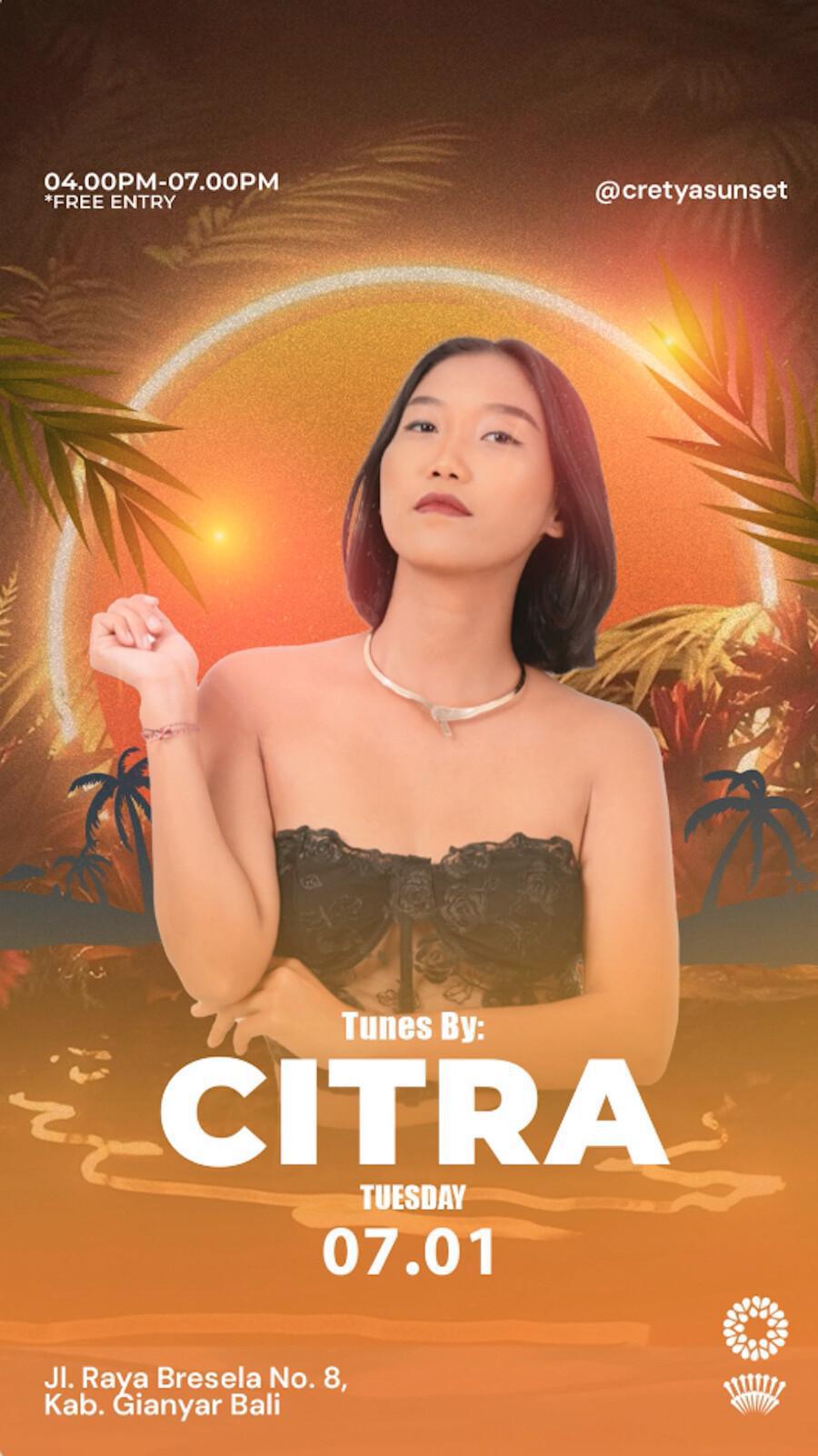 Citra at Cretya Sunset