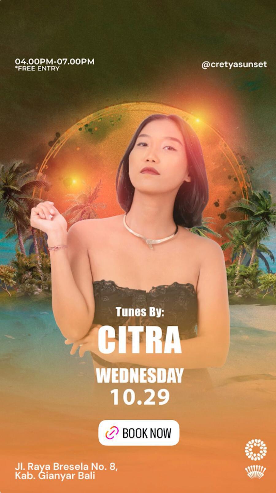 Citra at Cretya Sunset