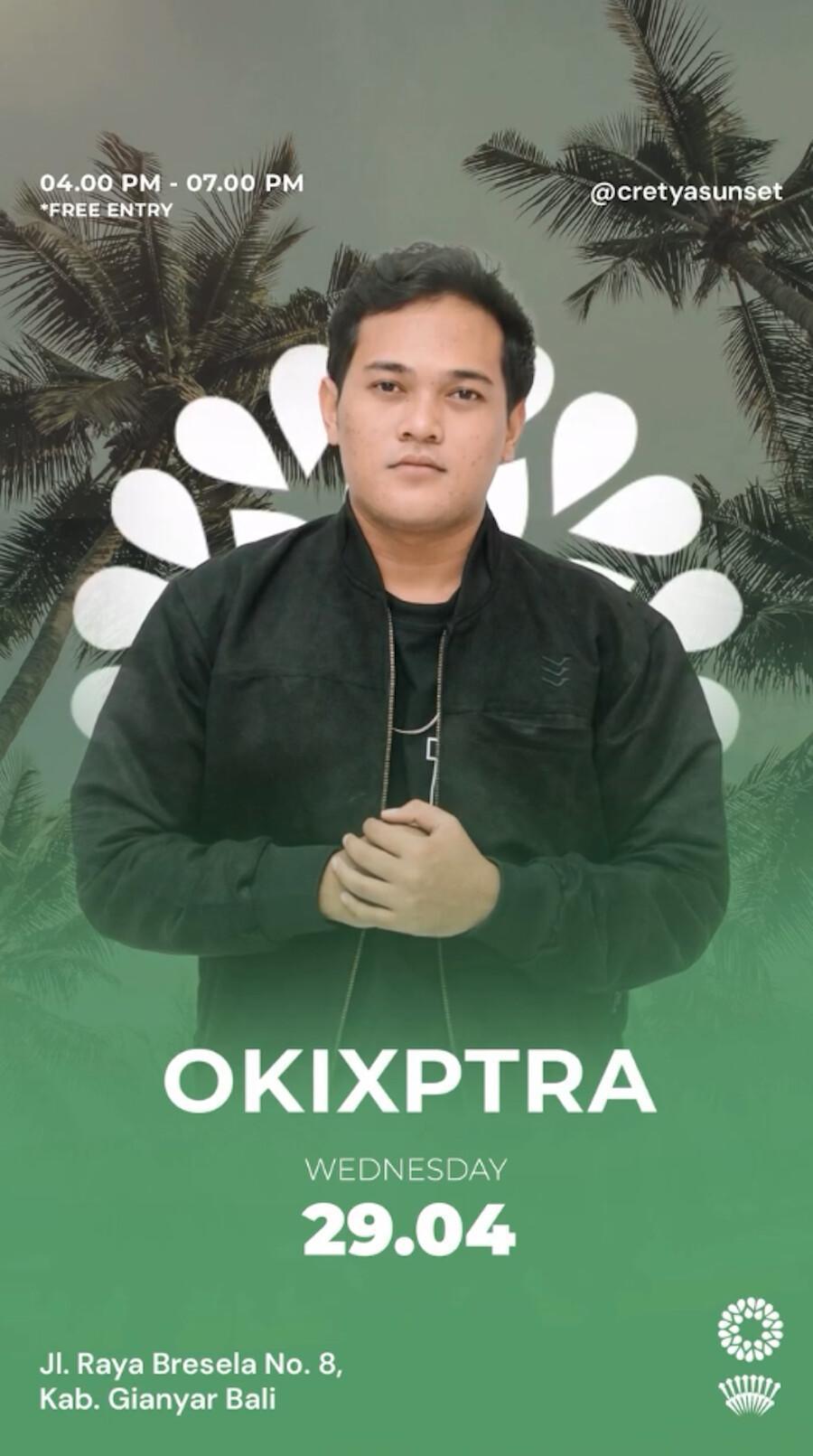 DJ Okixptra at Cretya Sunset