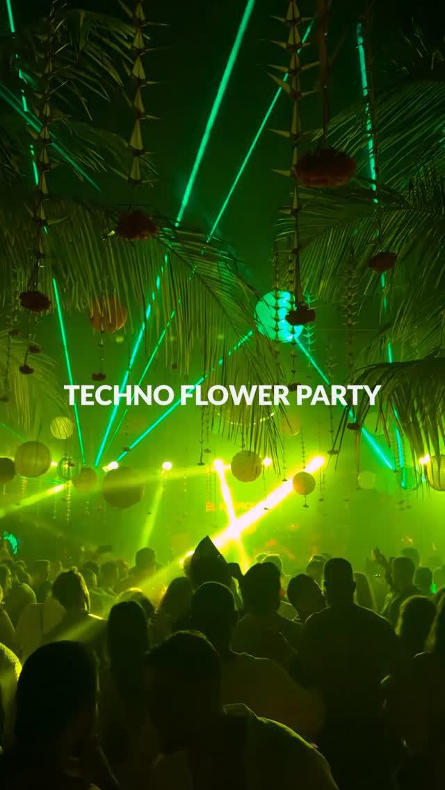 Techno Flower Party at El Kabron Bali Techno Flower Party at El Kabron Bali