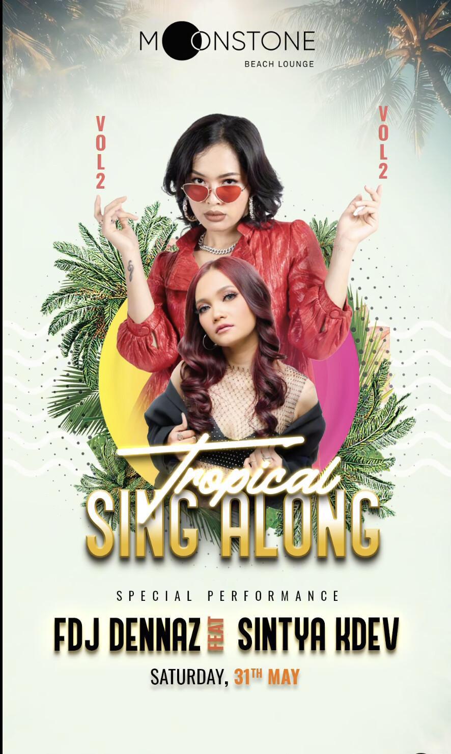 Tropical sing along at Moonstone Beach Lounge