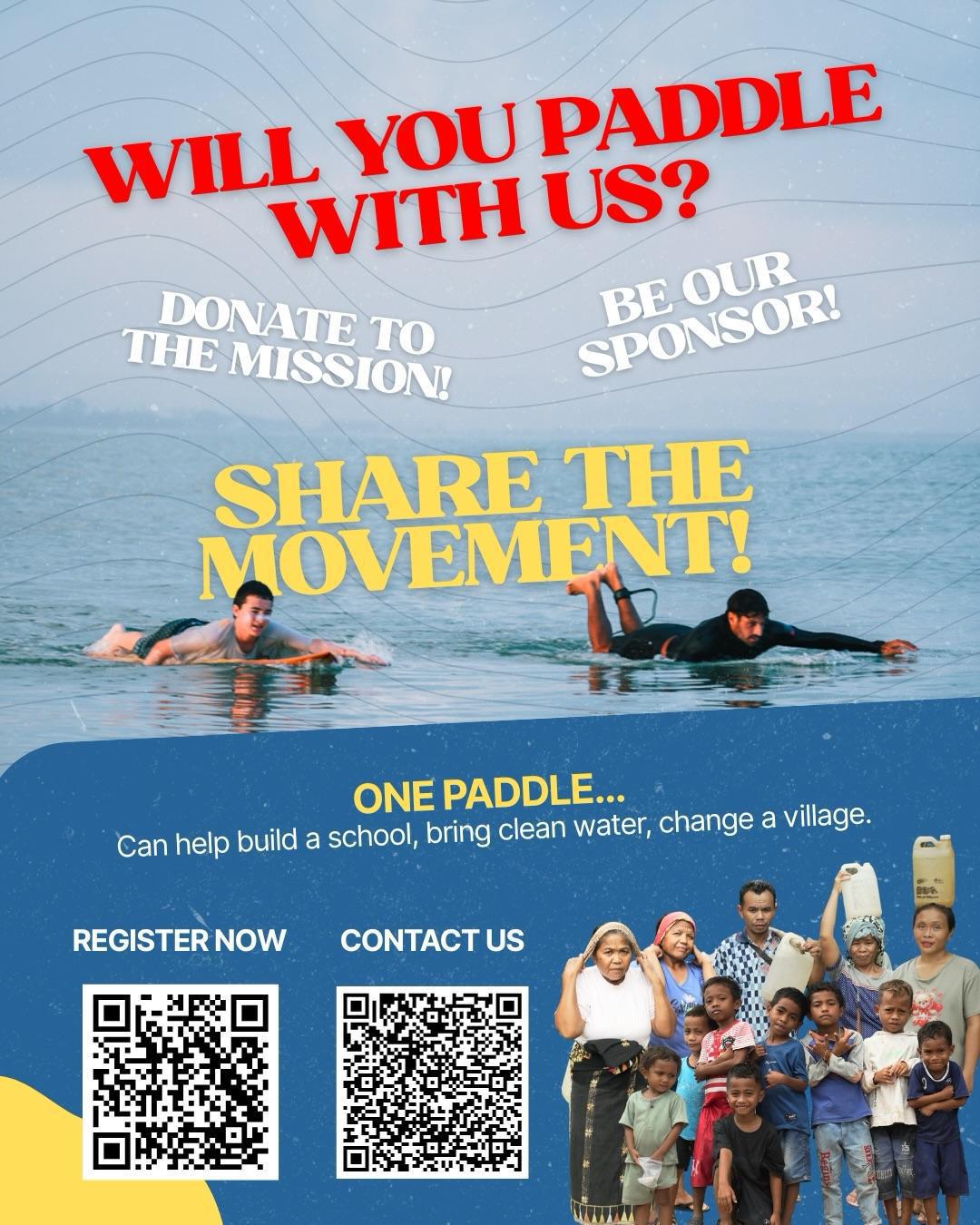 Paddle Against Poverty at Kanoa Bali