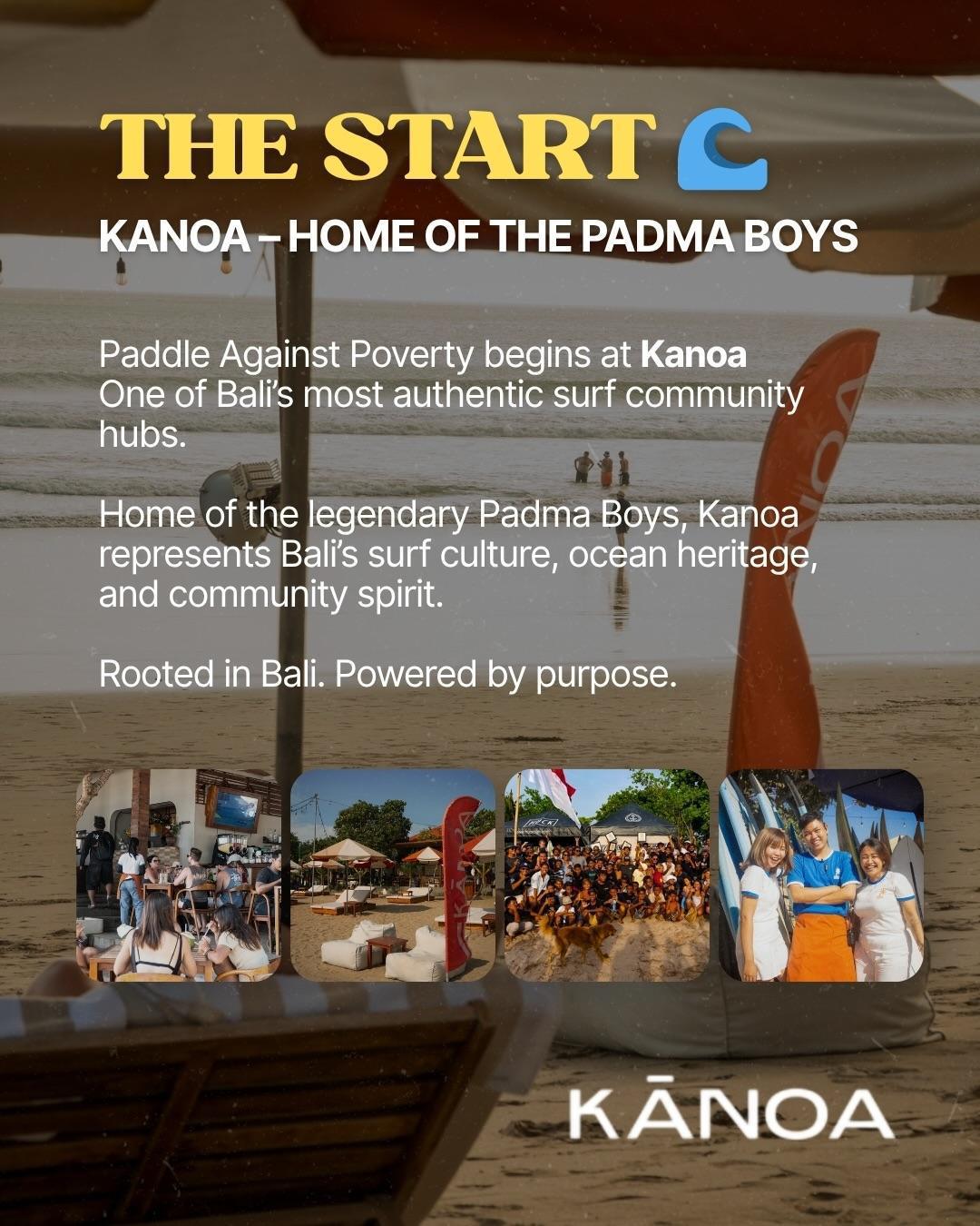 Paddle Against Poverty at Kanoa Bali Paddle Against Poverty at Kanoa Bali