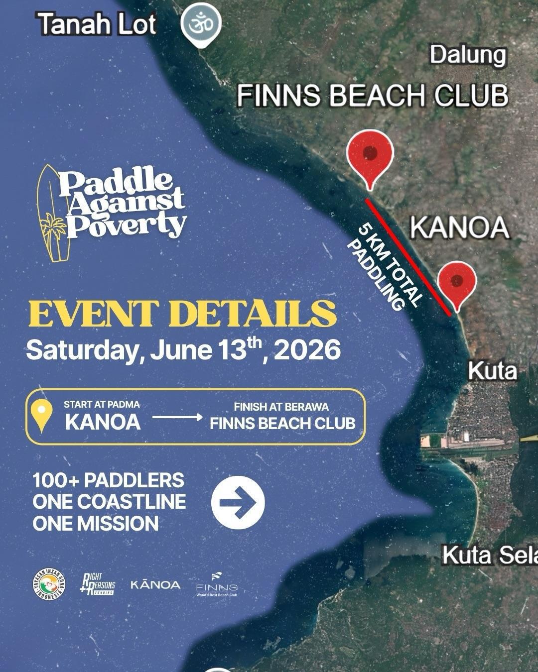 Paddle Against Poverty at Kanoa Bali