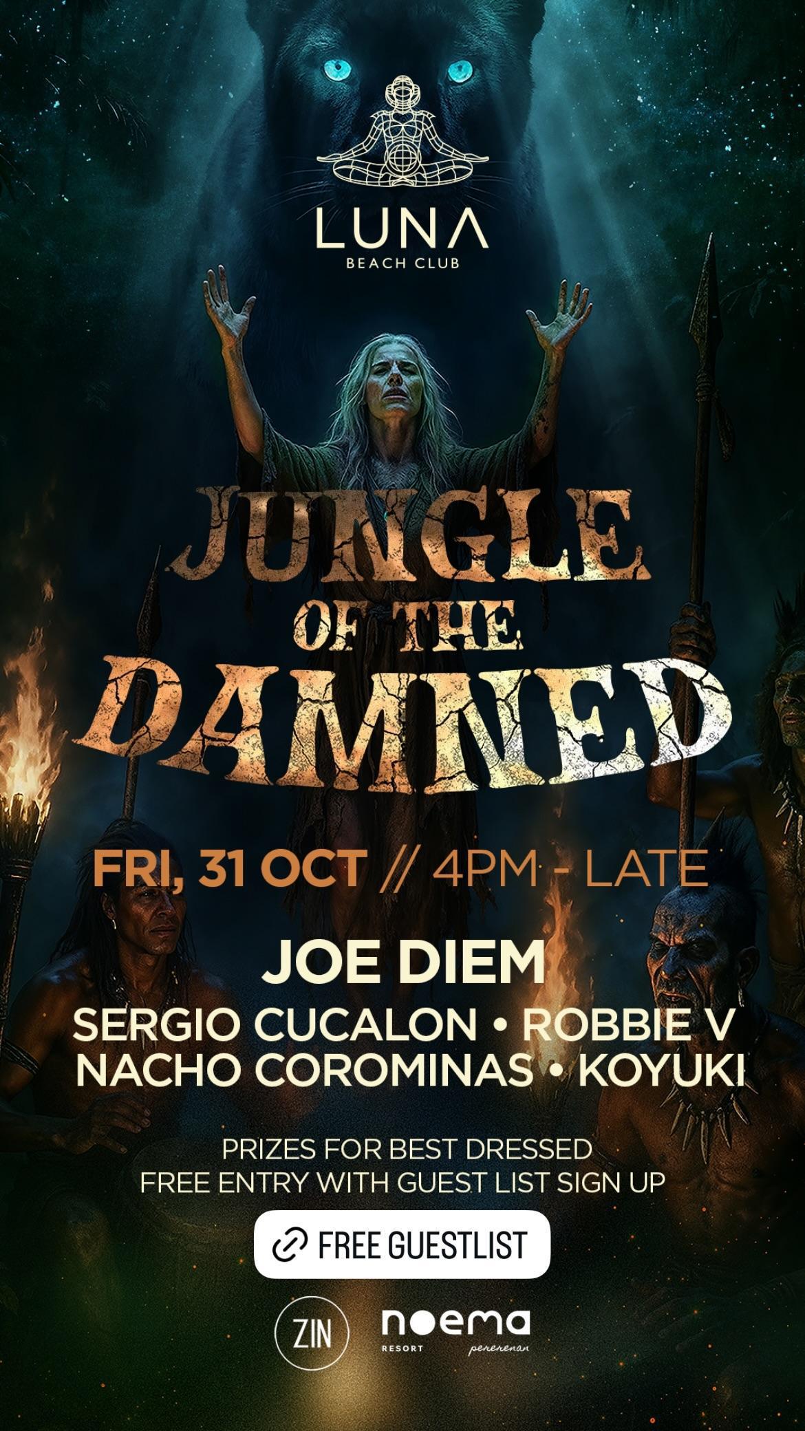 Jungle of the Damned at Luna Beach Club