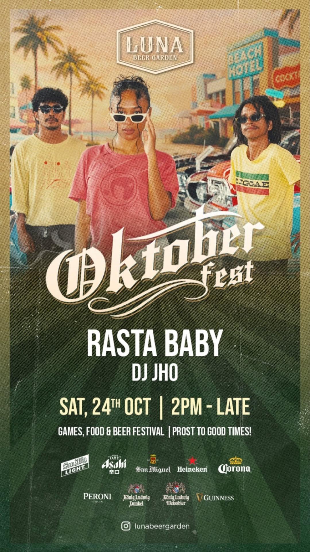 Oktober Fest Rasta Baby at Luna Beach Club