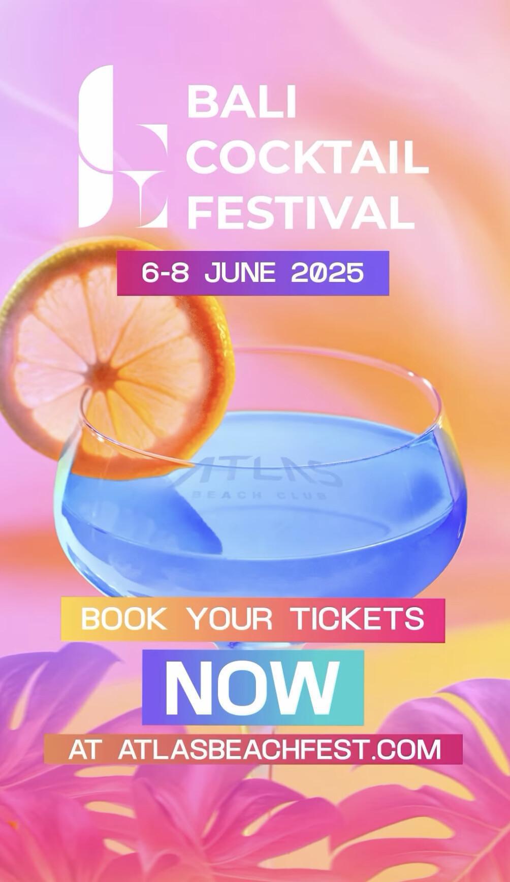 Bali Cocktail Festival at Atlas Beach Fest