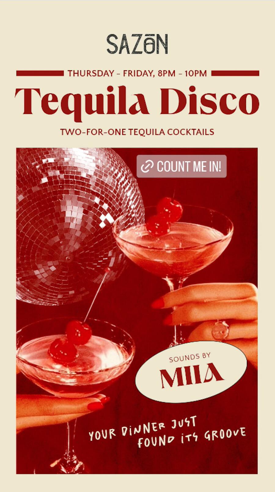 Tequila Disco at Sazón Bali