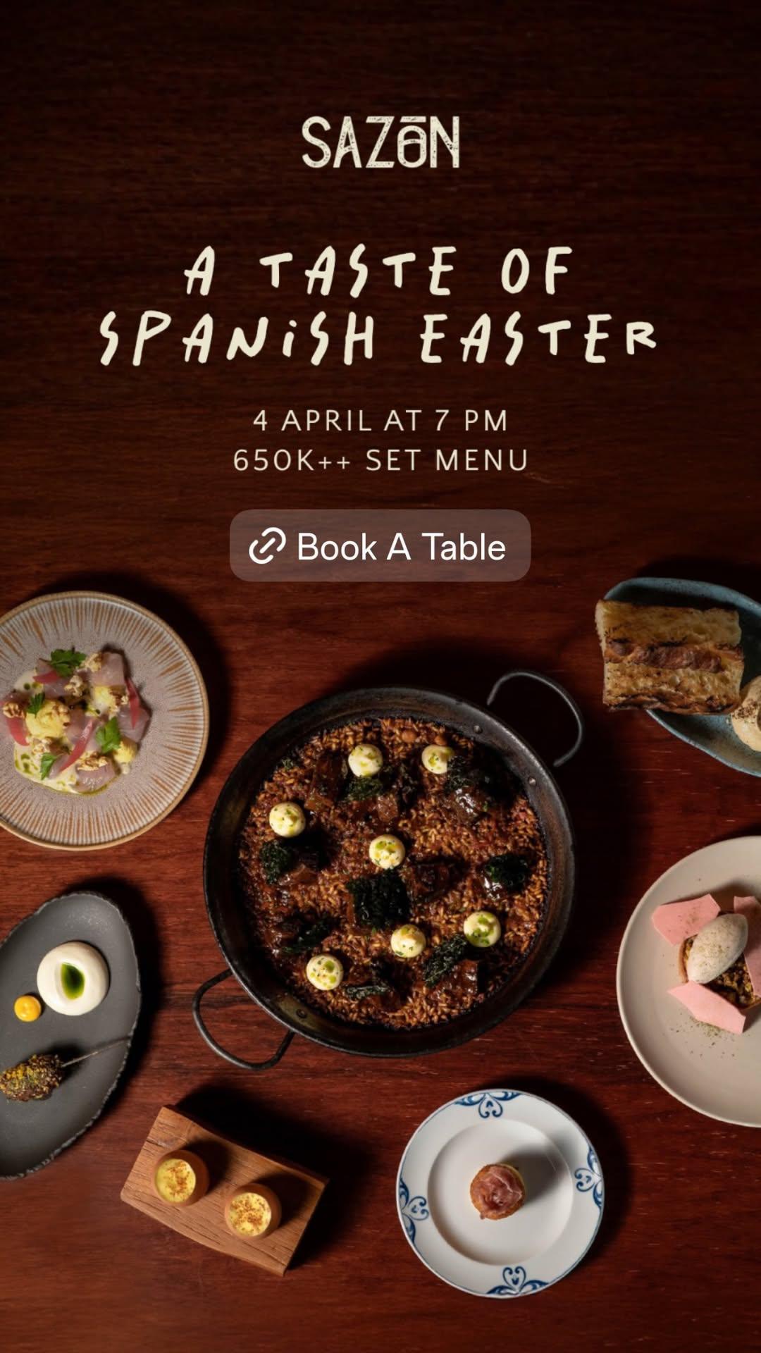 A Taste of Spanish Easter at Sazón Bali