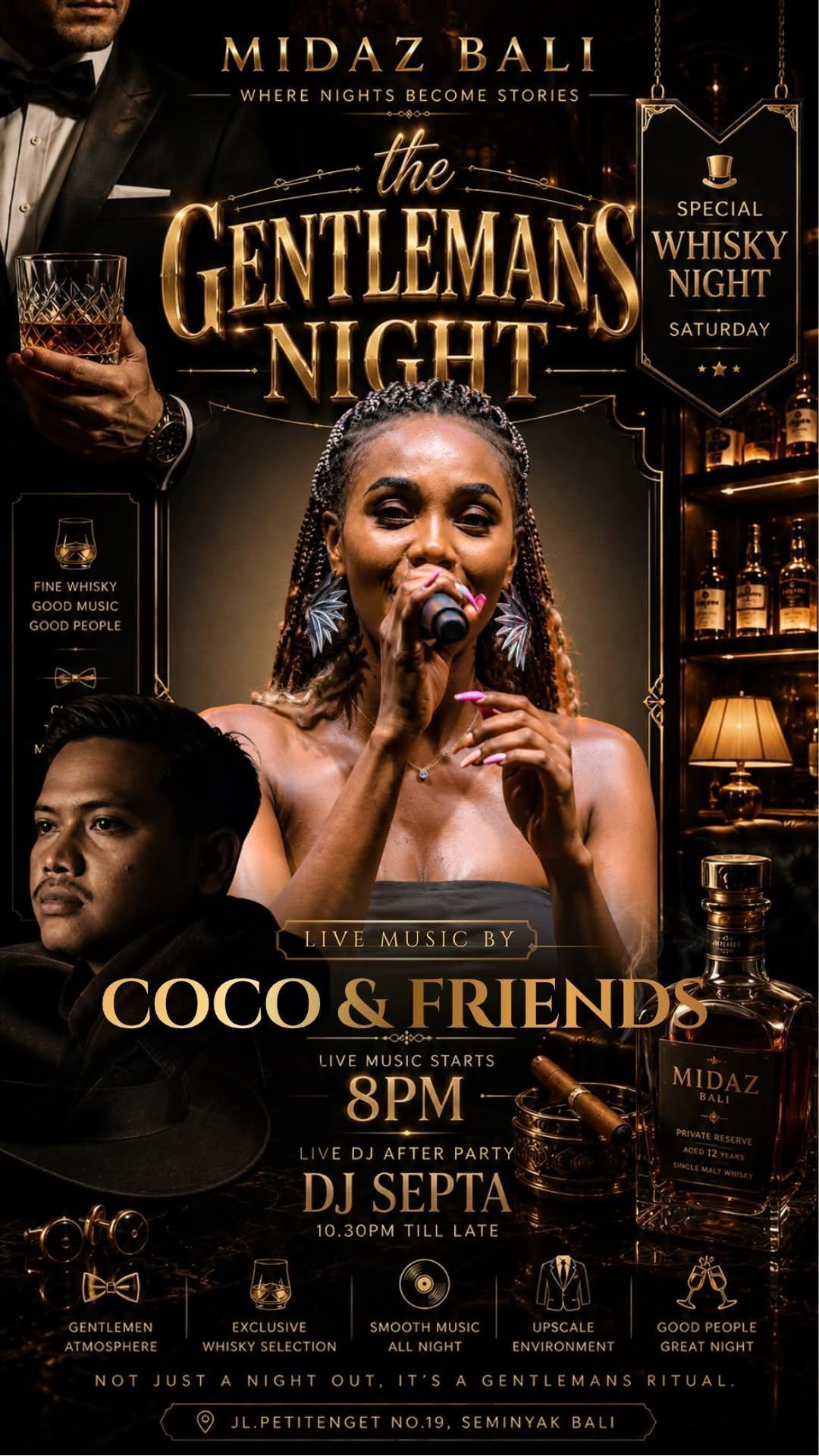 The Gentlemans Night at Midaz Bali