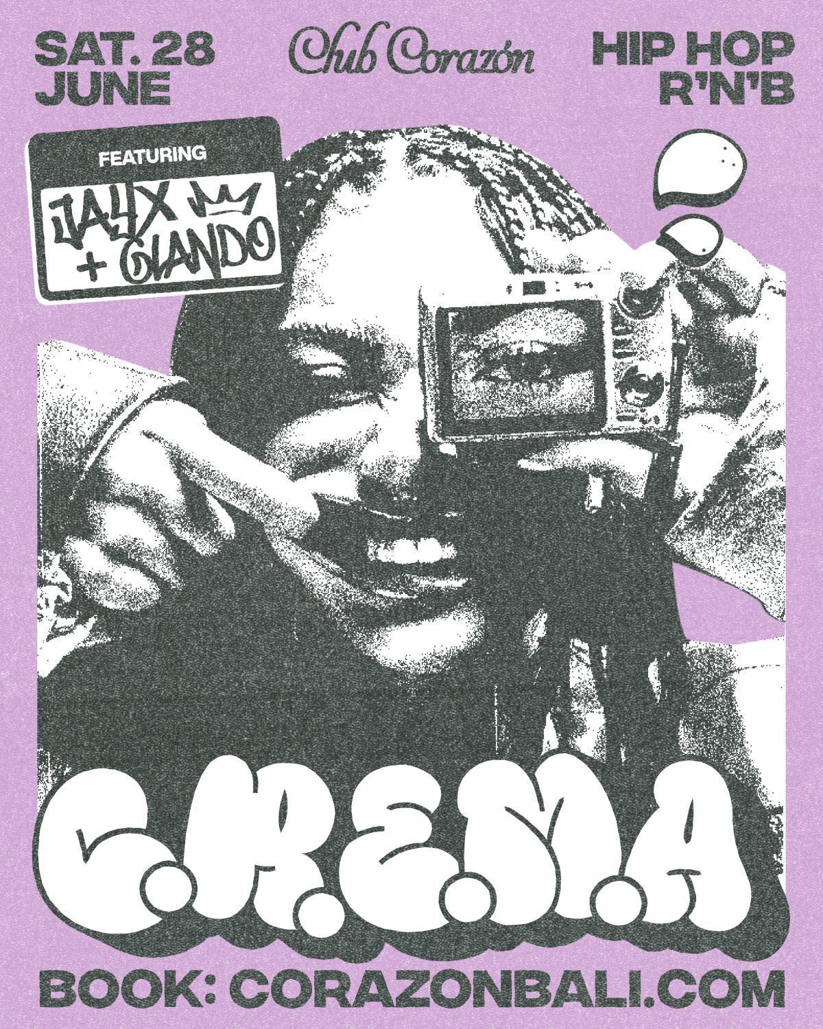 C.R.E.M.A at Club Corazon Bali