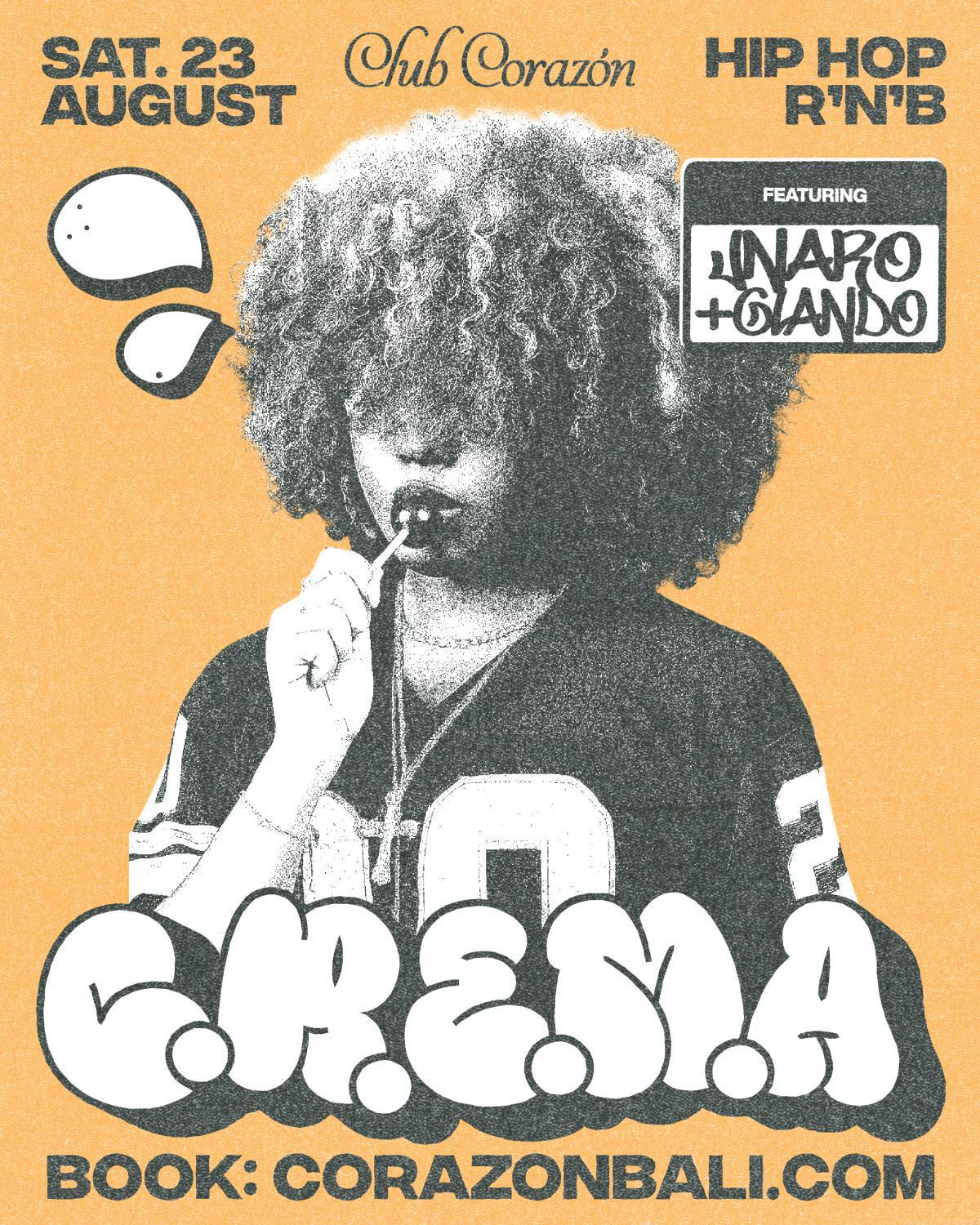 C.R.E.M.A at Club Corazon Bali