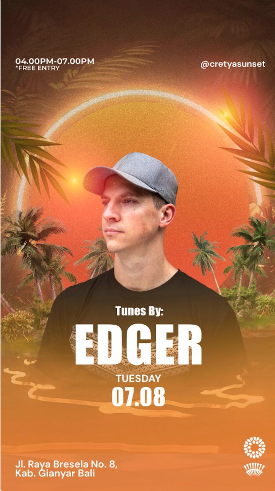 DJ Edger at Cretya Sunset