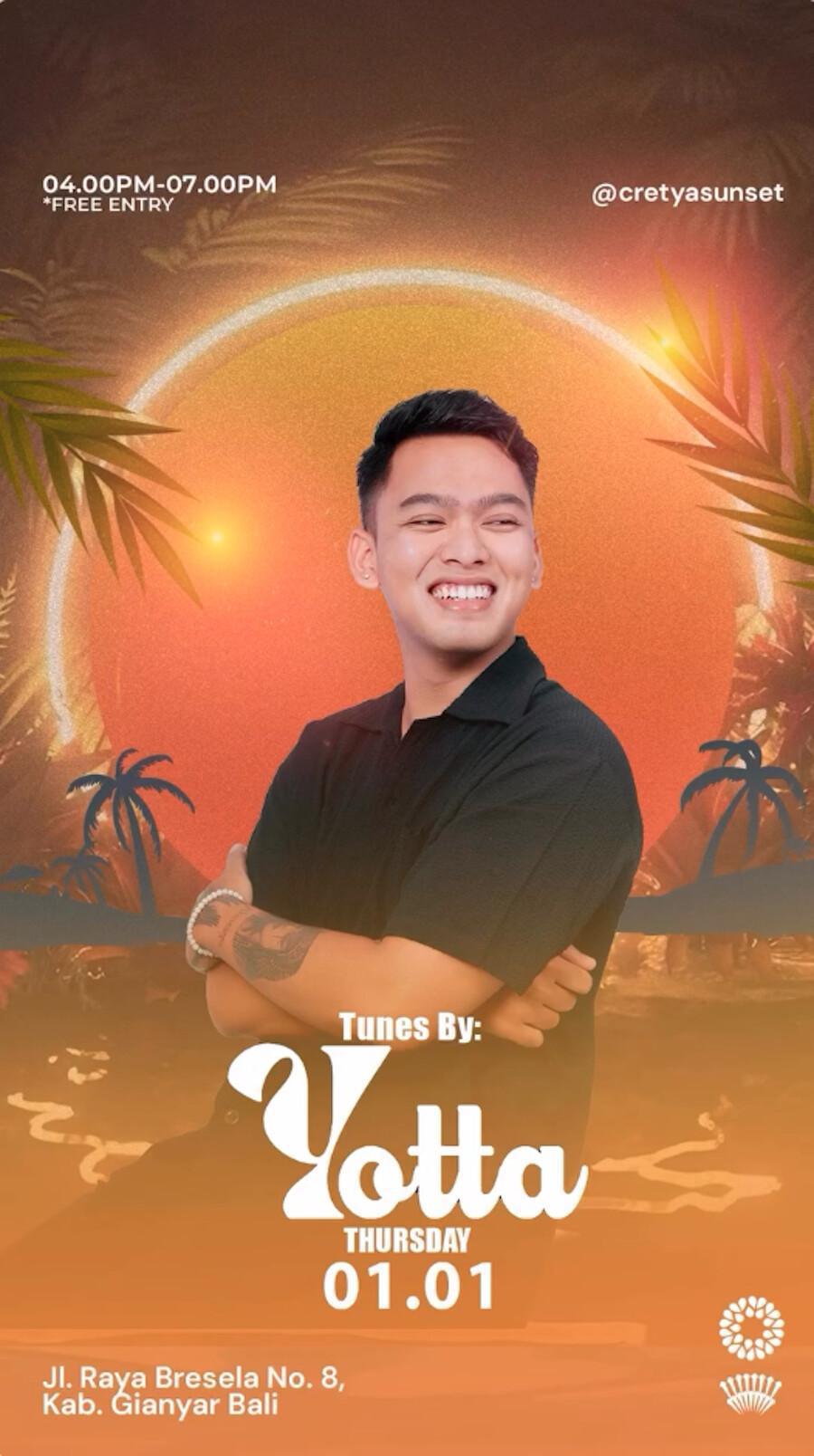 Yotta at Cretya Sunset