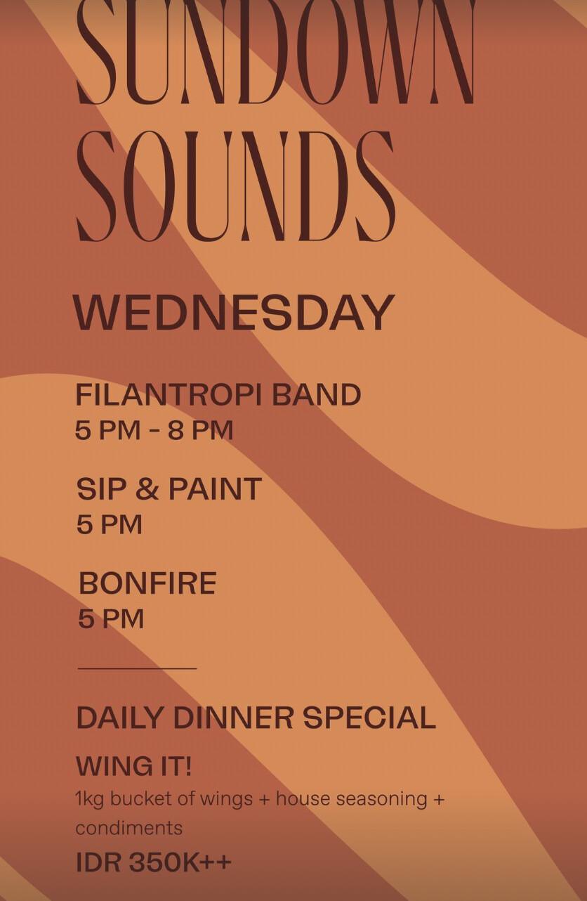 Wednesday at Sundays Beach Club