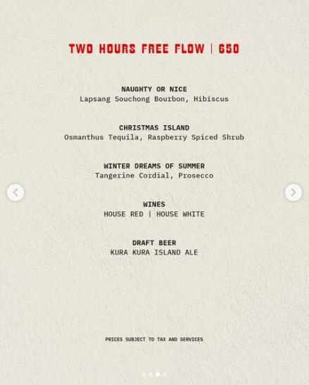 Christmas at Longtime Bali