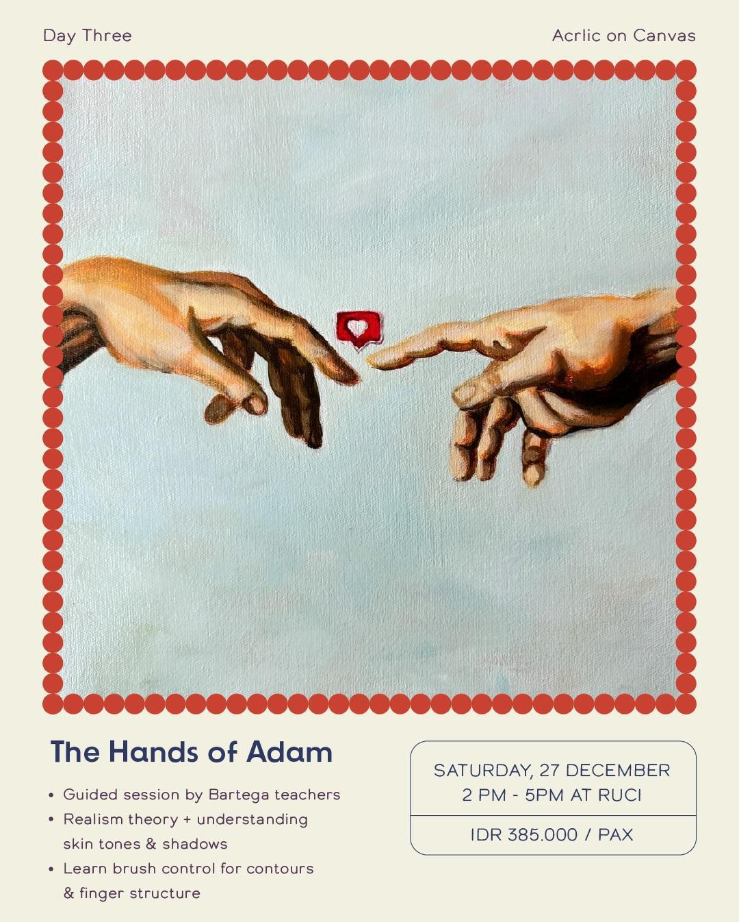 The Hands of Adam at Bartega Studio