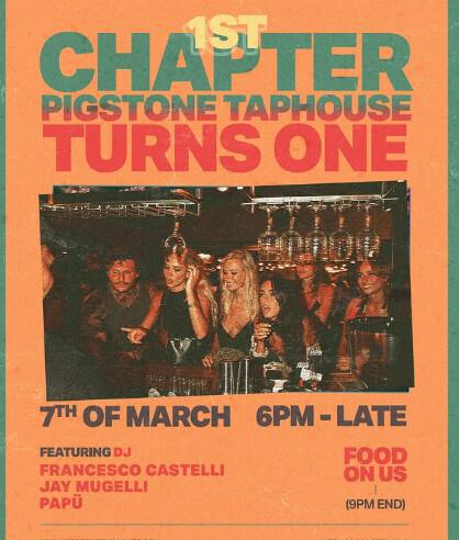 1ST Chapter at Pigstone Taphouse