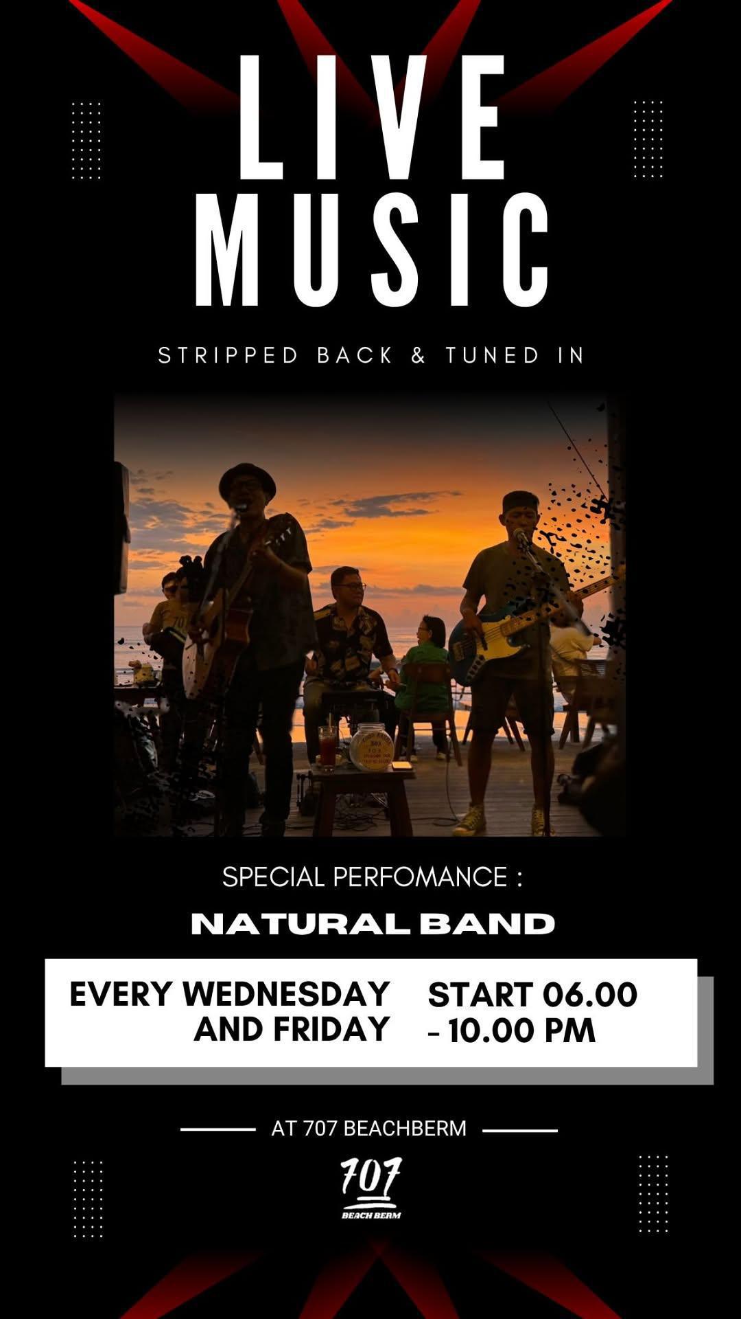 Live Music at 707 Beachberm Bali 