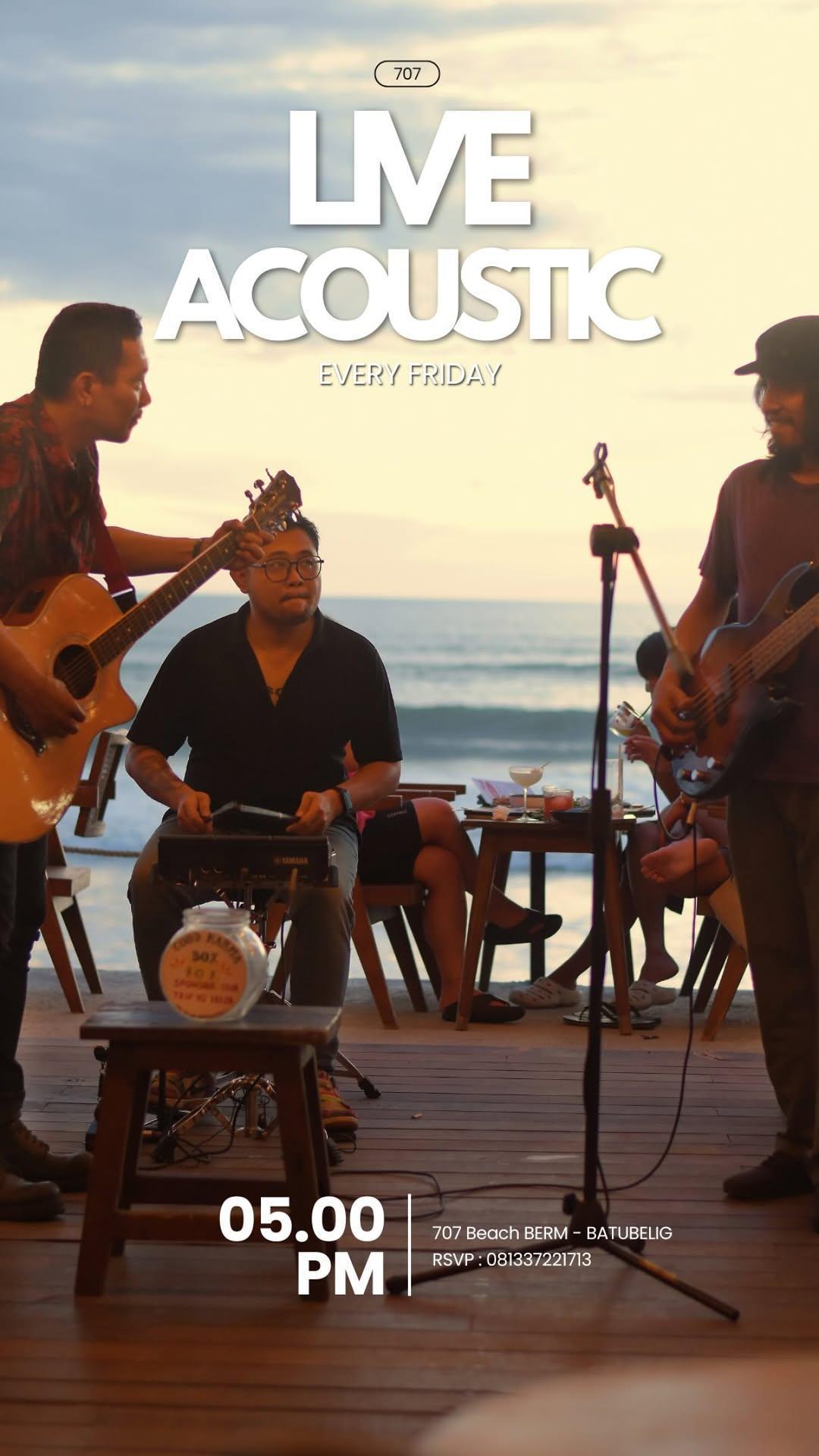 Live Acoustic at 707 Beachberm Bali 