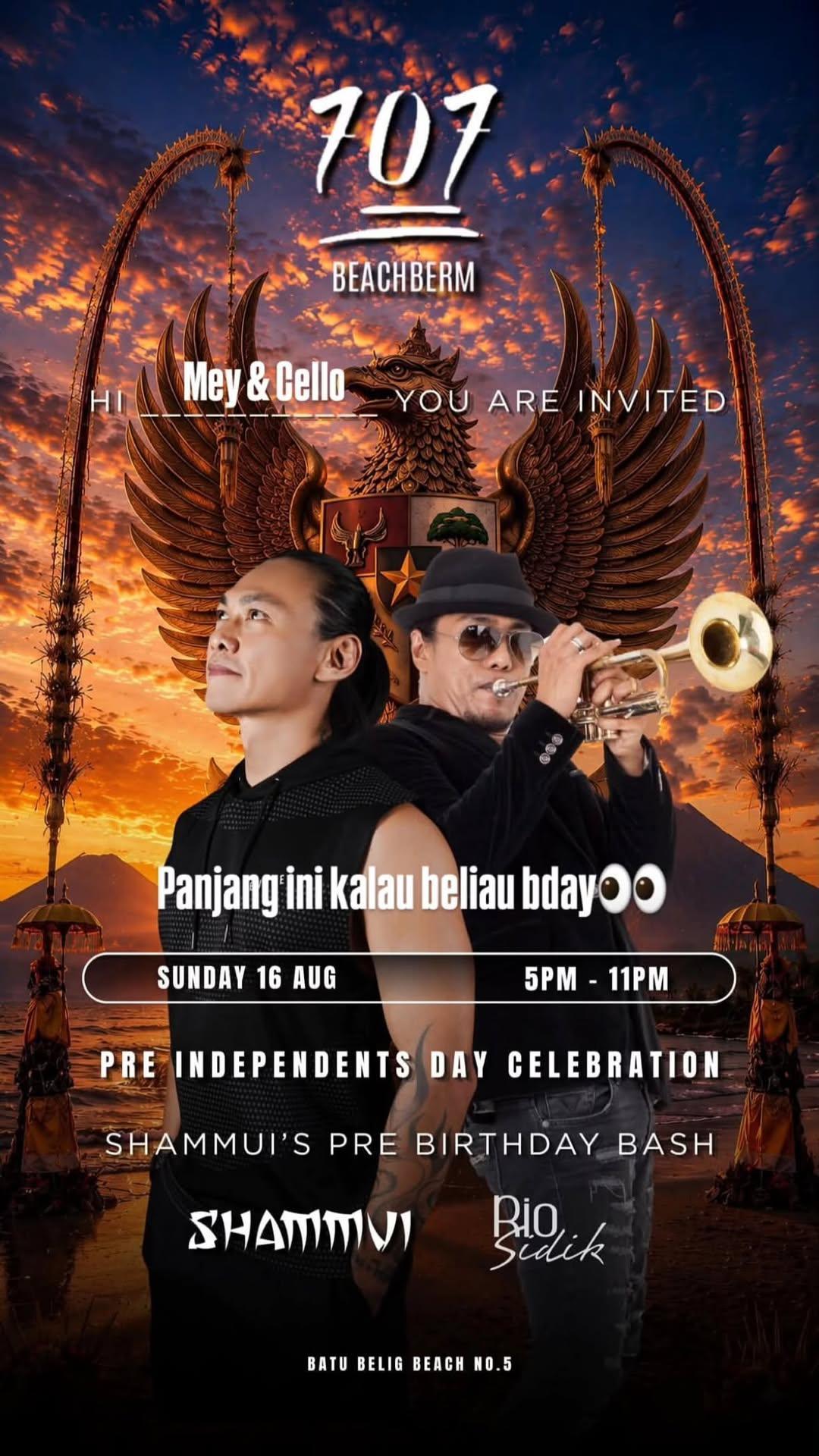 Pre-Independence Day Celebration & Shammui's Pre-Birthday Bash at 707