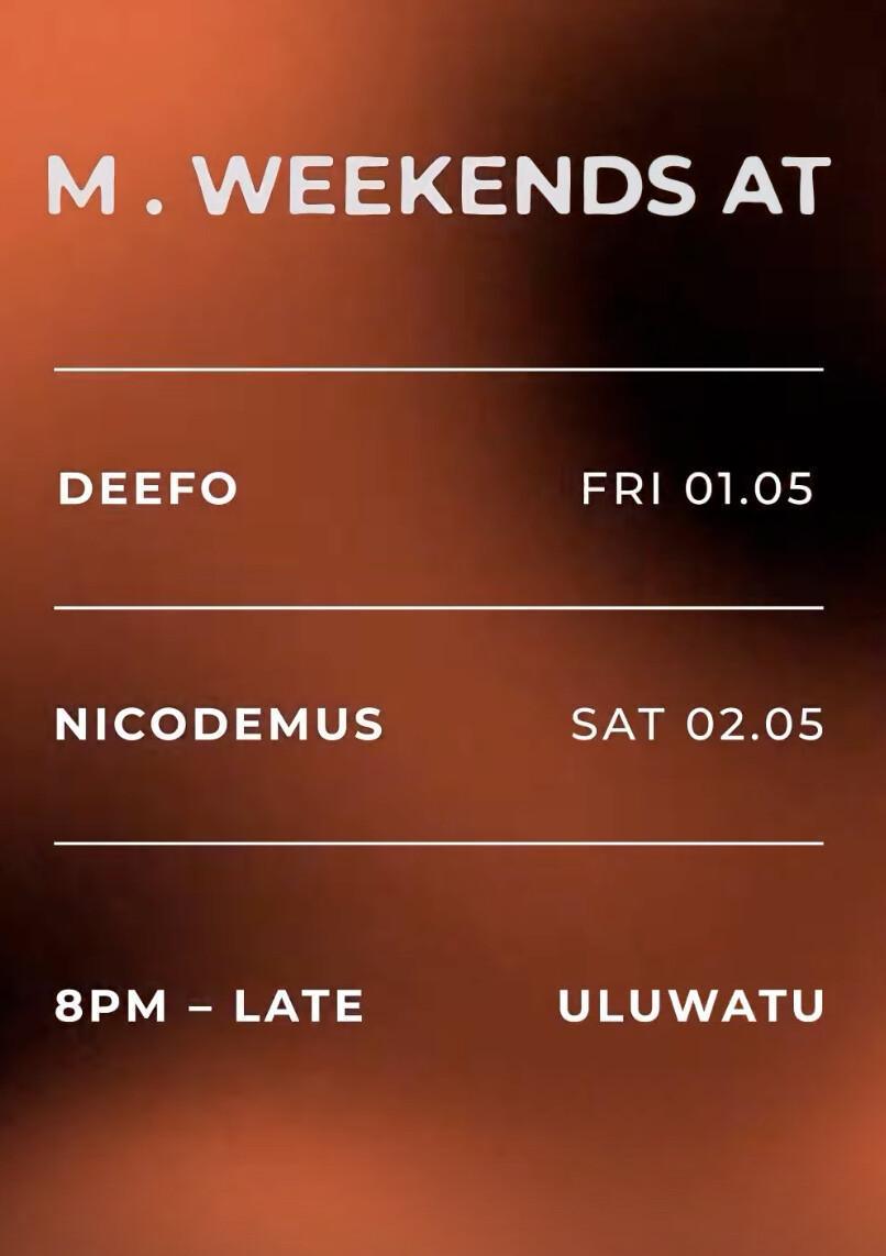 M. Weekends at Masonry Uluwatu