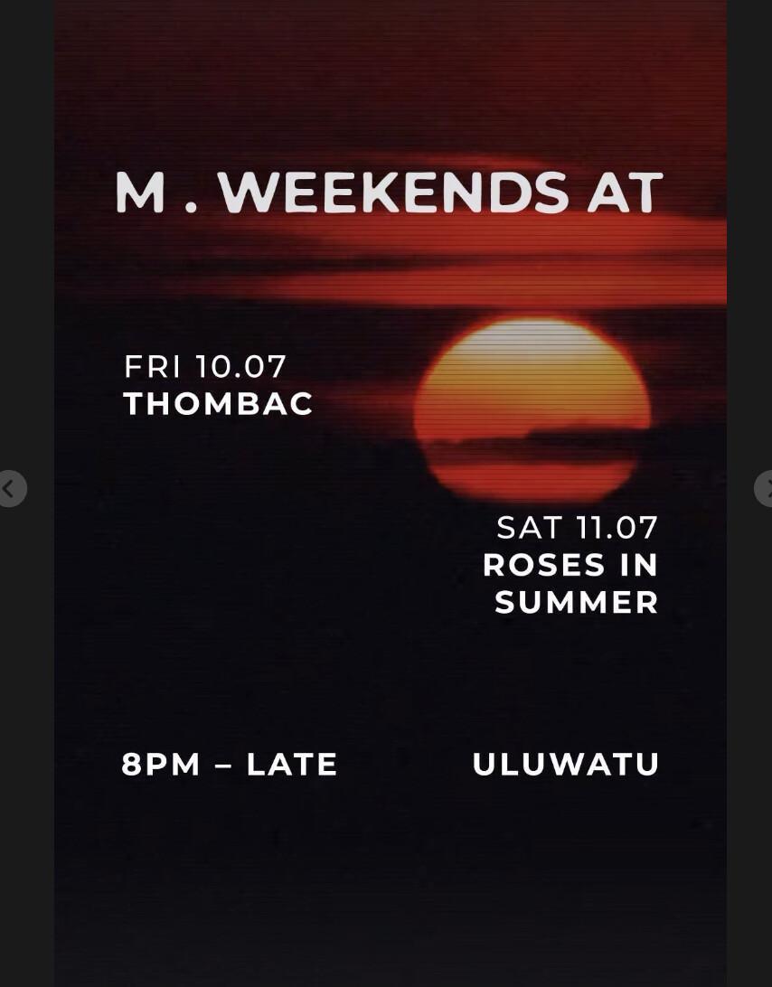 M. Weekends at Masonry Uluwatu