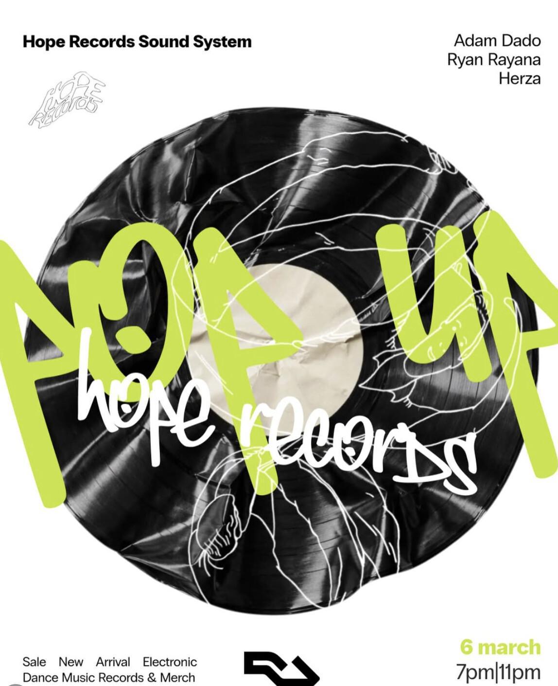 Hope Records Pop up at OPTIMIST BALI