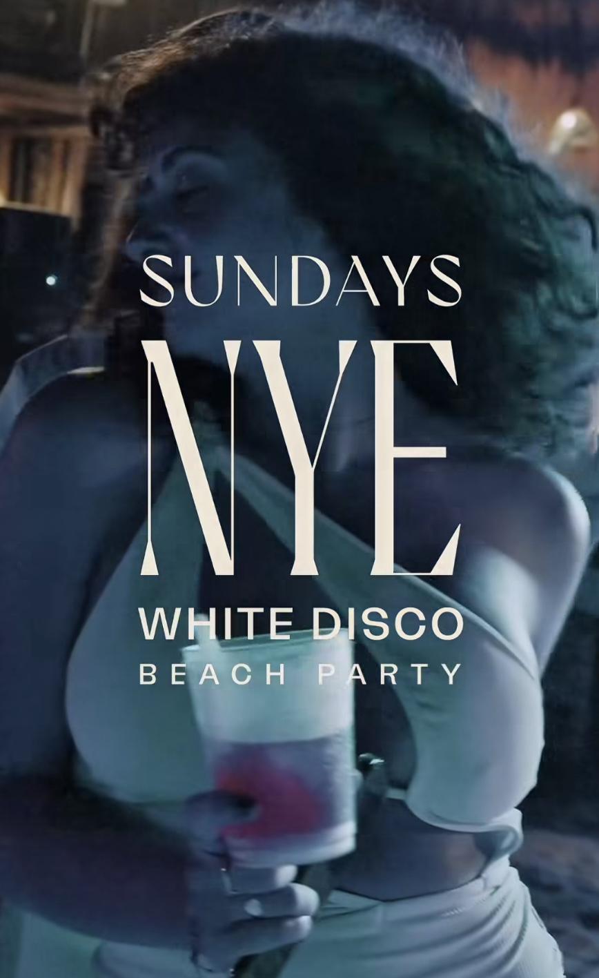 NYE WHITE DISCO at Sundays Beach Club