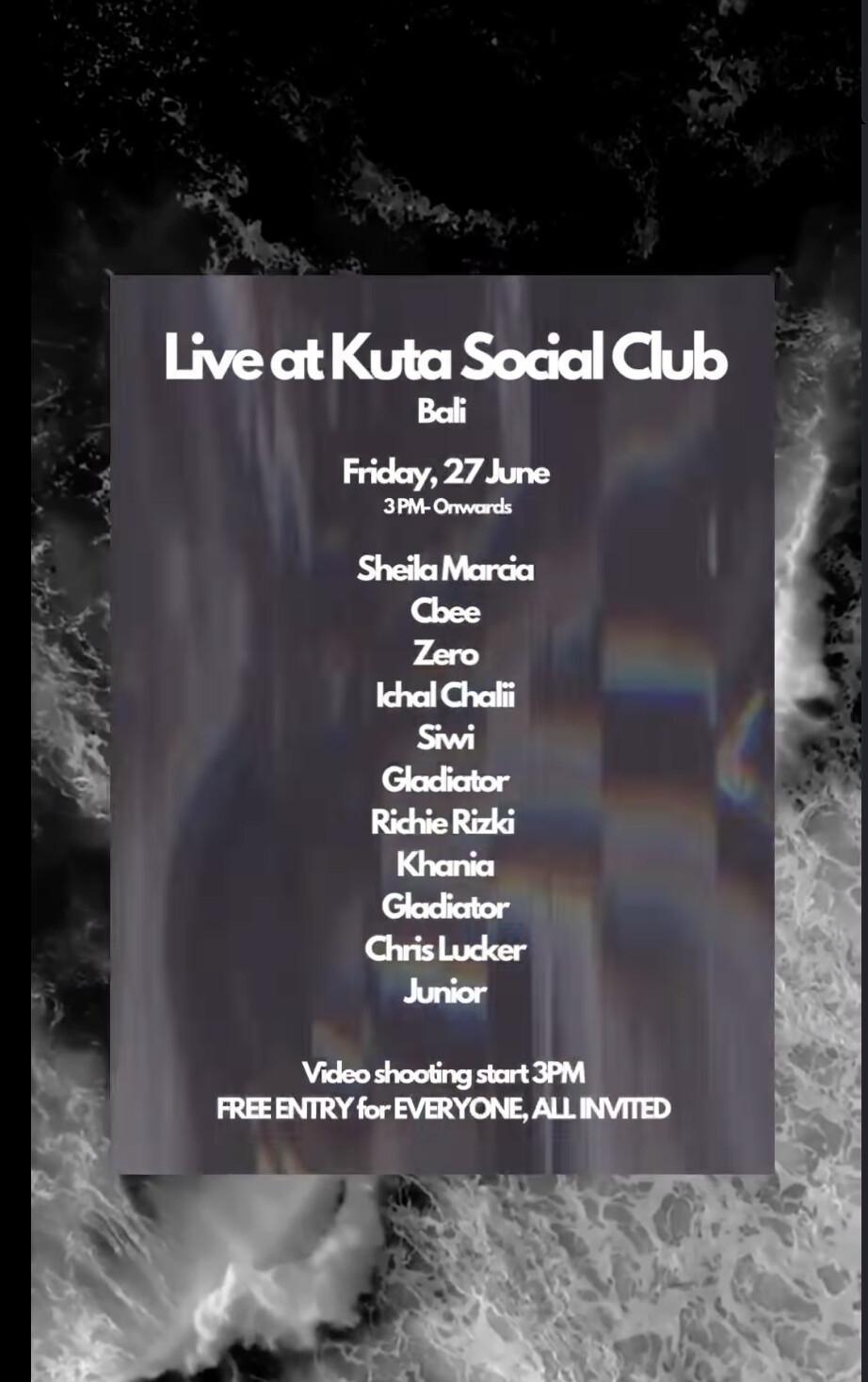 Live at Kuta Social Club Bali 